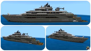 Minecraft How to Build a Yacht in Minecraft OpusNord  Minecraft Yacht Tutorial [upl. by Chemosh189]