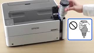 How to Refill Consumables Epson M1170 ETM1170 NPD6213 [upl. by Argus]