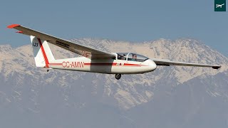 Gliders action  Planespotting at Vitacura Municipal Airport SCLC [upl. by Ramunni]