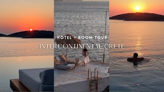 InterContinental CRETE  FULL TOUR ROOM LOBBY POOLBREAKFAST AREA Agios Nikolaos Crete Greece [upl. by Dobb262]