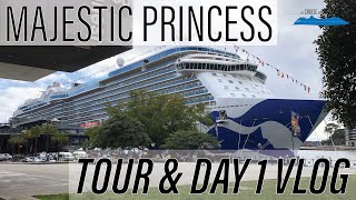 Majestic Princess Ship Tour and Day 1 Vlog  5 Night Tasmania Cruise [upl. by Aihsaei]