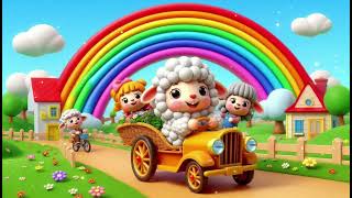 The Woolly Sheep’s Rainbow Ride A Colorful Journey of Joy and Discovery [upl. by Ayekal474]