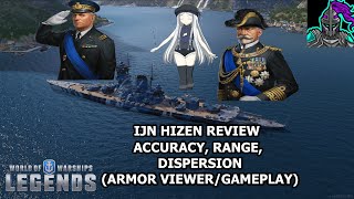 IJN Hizen Review  World of Warships Legends [upl. by Nnylesor]