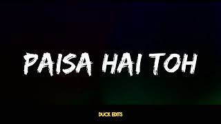 PAISA HAI TOH LYRICS  FARZI  SHAHID KAPOOR [upl. by Ertemed932]