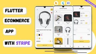 Flutter eCommerce app  Stripe  Firebase  Firestore [upl. by Lettig]