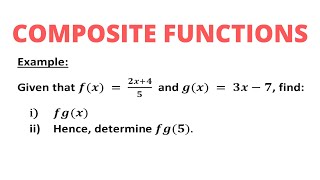 Composite Functions [upl. by Fong952]