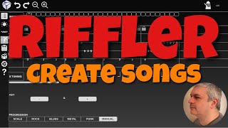 Jonathan Bell Riffler  Tutorial Intro to Song Creation with Guitar Riff Creator [upl. by Nedia]