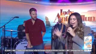 Lady Antebellum sings quotWhat If I Never Get Over Youquot live concert performance Ocean Nov 2019 HD [upl. by Lull]