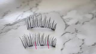 Cutting Ardell Magnetic Eyelashes for Better Fit and Ease [upl. by Alacim555]