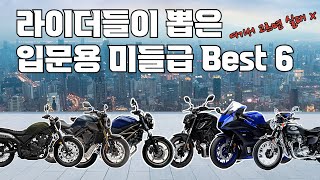 입문용 미들급 바이크 Best 6 추천 [upl. by Rumpf]