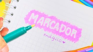 MARCADOR MÁGICO ¡ Borra Tinta  FÁCIL Paso a paso ✎ Craftingeek [upl. by Sunshine]