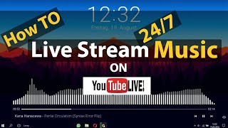 How To Streaming 247 Music On YouTube Live With OBS Studio Full Tutorial [upl. by Lrak241]