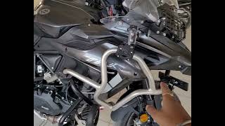 SJCam SJ6 legend  Benelli TRK 502  Must have Accessories for Benelli TRK 502 [upl. by Itsa997]