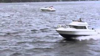 Bayliner CB 2556 25 knots cruise [upl. by Hallie814]