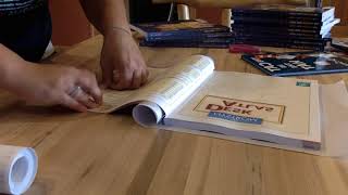 Covering Books With Contact Paper The Easy Way [upl. by Notlem]