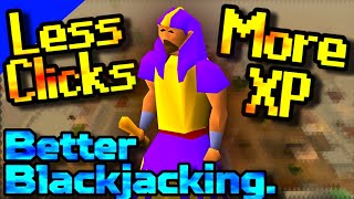 Blackjacking BUFFED The NEW best thieving method in OldSchool Runescape [upl. by Einafpets422]