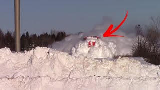 Train vs Snow  Train Hits Snow Compilation [upl. by Peers]