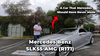 Mercedes SLK55 AMG with E55 supercharger  MINI SLR pulls and fly by sounds [upl. by Yancy]