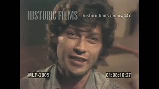 ROBBIE ROBERTSON from quotThe Bandquot INTERVIEW 1975 [upl. by Aidnac]