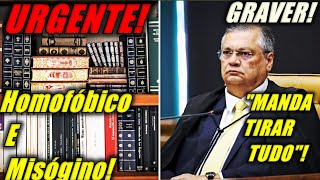 🚨URGENTE FLAVIO Dino manda tirar de circulação livros jurídicos com conteúdo Homofóbico e Misógino [upl. by Teage]