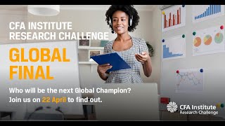 CFA Institute Research Challenge Global Finals Live [upl. by Haswell]