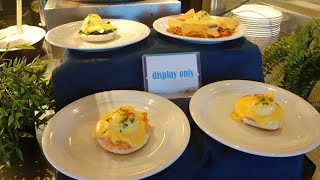 Celebrity Cruises Breakfast Buffet Oceanview Cafe on Celebrity Constellation [upl. by Oivlis]