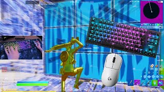 Roccat Vulcan TKL Pro ASMR Chill🤩Satisfying Gameplay Keyboard Fortnite 240 FPS Smooth 4K [upl. by Neerroc]