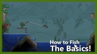 Terraria  How to Fish The Basics [upl. by Yajet863]