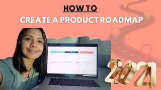 CREATE A 2021 PRODUCT ROADMAP  Free downloadable template [upl. by Esmaria]