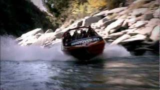 Shotover Jet Boat Ride  Queenstown New Zealand [upl. by Eledoya]