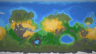 Terraformed Mars  WorldBox Timelapse [upl. by Sandro]