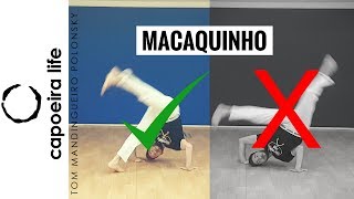 How to MACAQUINHO  Florieo Tutorial Series  Capoeira Life Show [upl. by Norris]