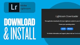 How To Download amp Install Lightroom on PC [upl. by Standing]