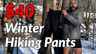 40 AMAZON WINTER HIKING PANTS  Singbring Fleece Lined Hiking Pants 1year Review [upl. by Aylmar512]