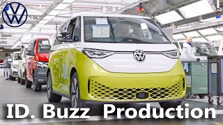 2023 Volkswagen ID Buzz Production Hannover plant Germany [upl. by Rocco898]