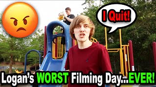 Logans WORST Filming DayEVER [upl. by Lizzy]