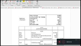 Calcul et comptabilisation descompte [upl. by Anallise145]