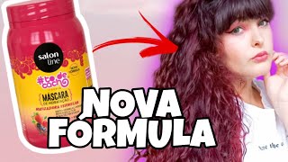 NOVA Máscara MATIZADORA VERMELHA da Salon Line  Nova Fórmula  PROFIX  Resenha [upl. by Calypso302]