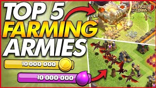 TOP 5 BEST TH11 FARMING ATTACK STRATEGIES FOR 2022  Clash of Clans [upl. by Maurine]