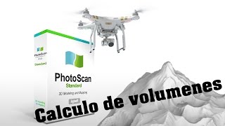 Tutorial fotogrametría con Drone en español Calculo de volúmenes con Agisoft Photoscan [upl. by Thatcher]