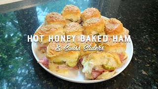 HOT HONEY BAKED HAM AND SWISS SLIDERS [upl. by Malone]