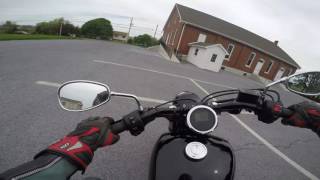 2014 Yamaha Bolt test ride review [upl. by Leodora69]