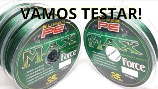 VAMOS TESTAR A LINHA MAX FORCE [upl. by Reniar472]