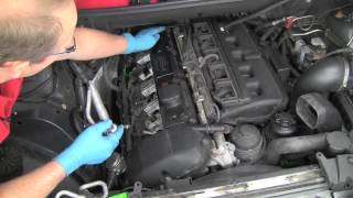 Part 1 Replacing a BMW 6cylinder valve cover gasket [upl. by Elatan131]