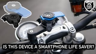 Quad Lock Vibration Dampener  Can this protect your smartphone from vibration damage [upl. by Eneloj703]