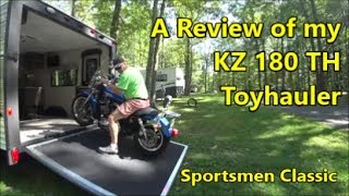 KZ Sportsmen Classic 180 TH Toyhauler Review [upl. by Kopaz]