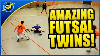 Futsal Skills You Never Seen Before By TWINS ★ RonaldoNeymarFalcaoSkillTwins Skills [upl. by Bruner]