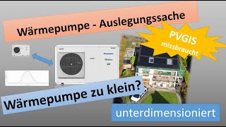 DIY Wärmepumpe Auslegungsache  Wie klein ist zu klein im Altbau [upl. by Anelaf911]