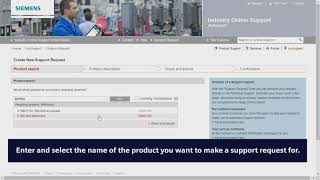 How to submit a support request in Siemens Industry Online Support [upl. by Ibot]