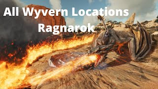 ARK Survival Evolved Wyvern Egg Locations Ragnarok [upl. by Rida]